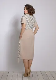 Платье Galean Style арт. 641 беж
