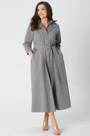 Sukienka LeNata #16495 seryj