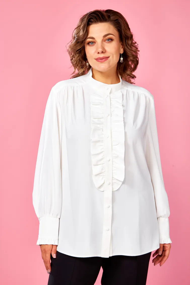 Bluzka Ava fashion #M-133 molochnyj