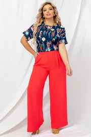 Spodnie TOOK A LOOK & Angelika #AB-013k suxaya roza