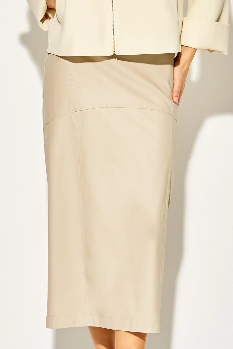 Skirt LAIKONY #L-924 sero-bezhevyj