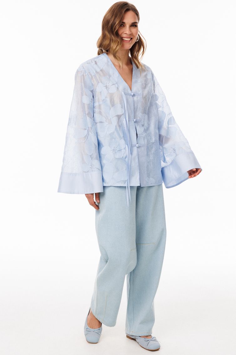 Блузка EOLA арт. 3117 голубой