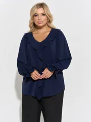 Bluzka DORA plus #0059-26 chernilnyj