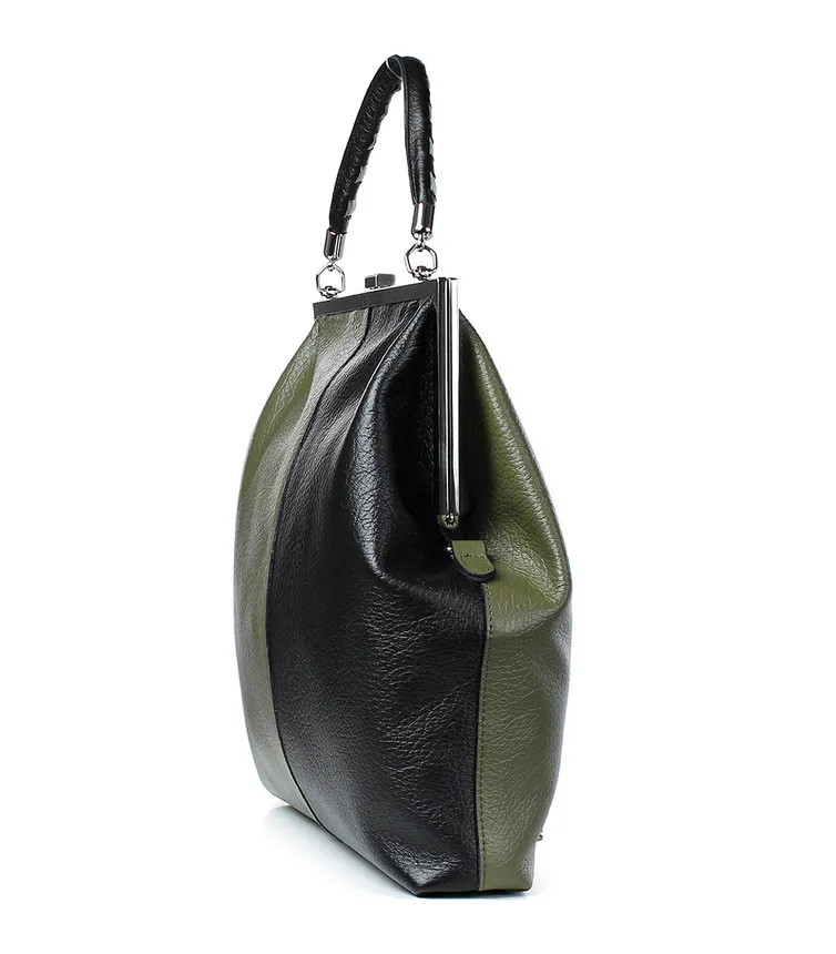 Torba Galanteya #1s2953k45 chernyj/olivkovyj