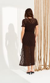 Платье Elletto Life 11139 коричневый