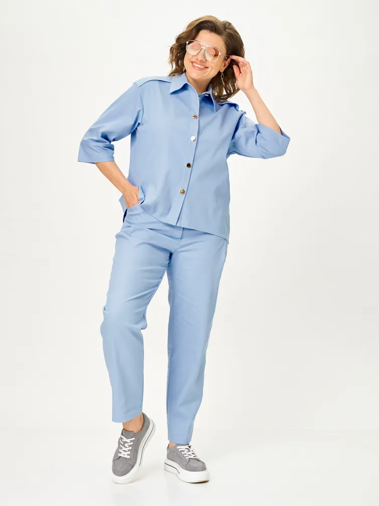 Suit Vilena-fashion #1158 goluboj
