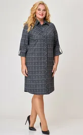 Dress LadyThreeStars 2472 kletka