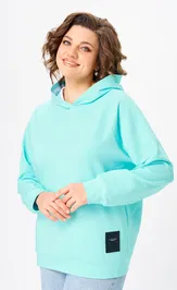 Hoodie Rumoda 2283 biryuzovyj