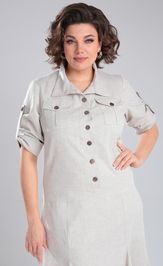 Dress Celentano 5016.1 len bezh