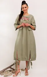 Платье Galean Style 1003 хаки