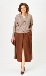 Garnitur Aira Style 24131 komplekt bezhevo-korichnevyj