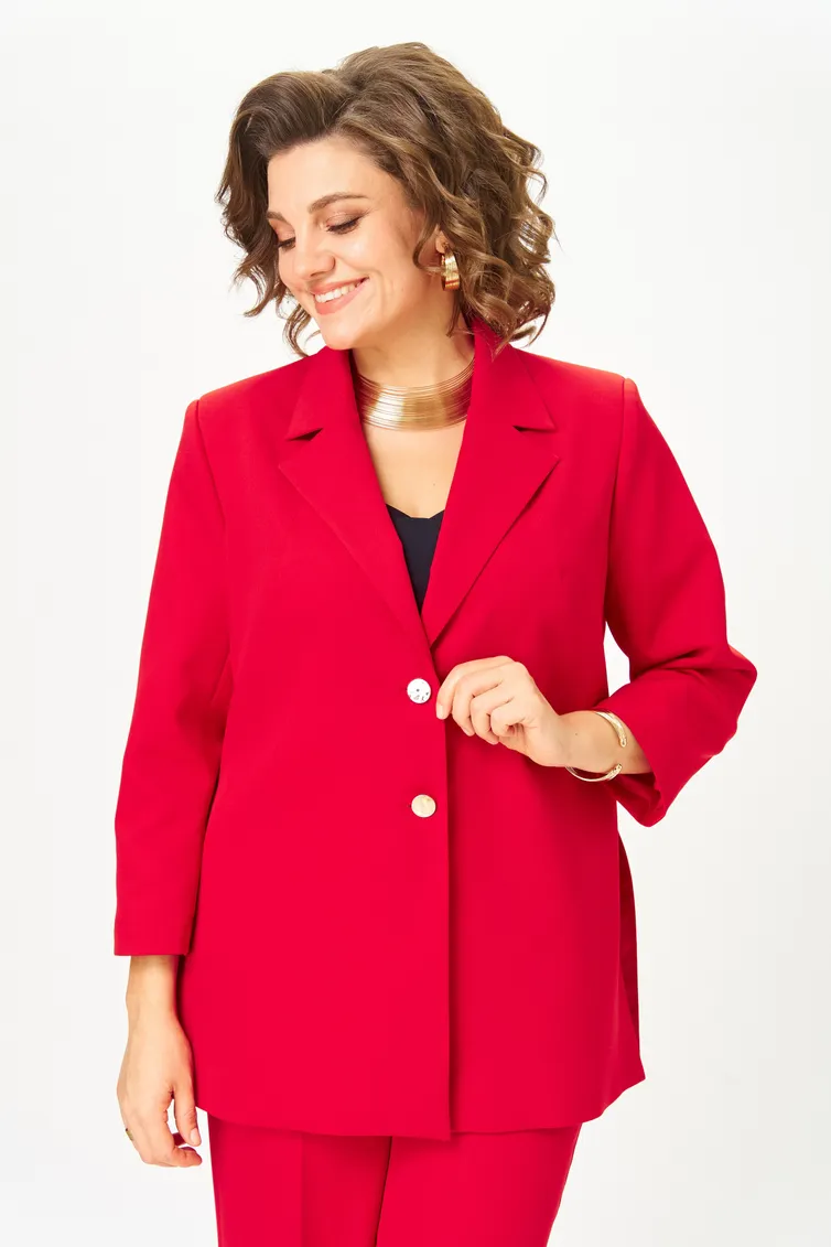 Suit Vilena-fashion #1094 krasnyj