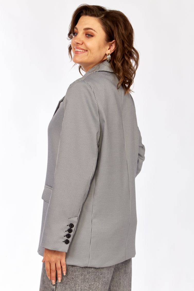 Blazer Rishelie #1014 cherno-belyj