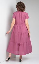 Dress Celentano 5028.1 len malinovyj