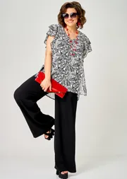 Blouse EVA GRANT #0145 ch-b