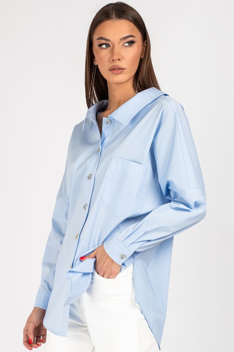 Blouse VIZAVI #727 goluboj