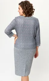Dress LadyThreeStars 2497 seryj
