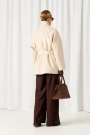 Coat Beautiful & Free #9013 kremovyj