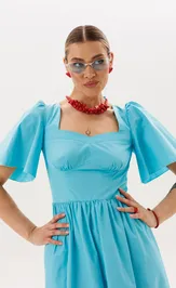 Sukienka Anelli Laurel 1866 blu san