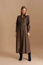 Dress Elletto Life #1043 korich-chern