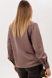 Blouse Anelli Laurel #1663 poceluj kapuchino