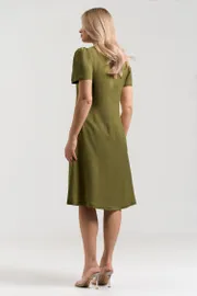 Sukienka Alta Moda #1033-3 xaki
