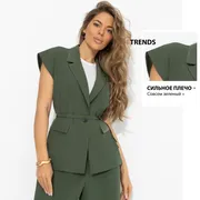 Waistcoat CHARUTTI #Slishkom modno (zelenyj)