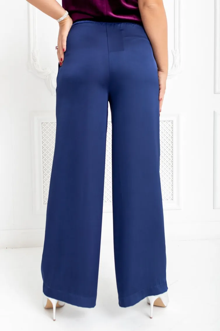 Trousers TOOK A LOOK & Angelika #AB-013-1 sinij pion