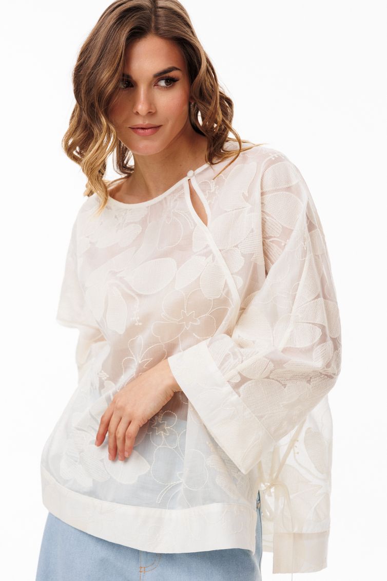 Блузка EOLA арт. 3110 молочный