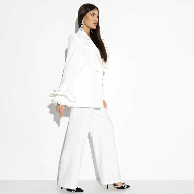 Spodnie CHARUTTI #Modnyj ekstaz (white)