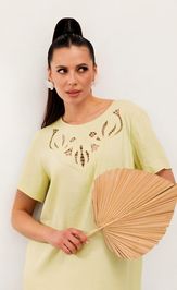 Платье Galean Style 1011 лимонный