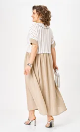 Платье Michel Chic 2181 бежевый