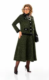 Suit Anastasia 1401 temno-olivkovyj