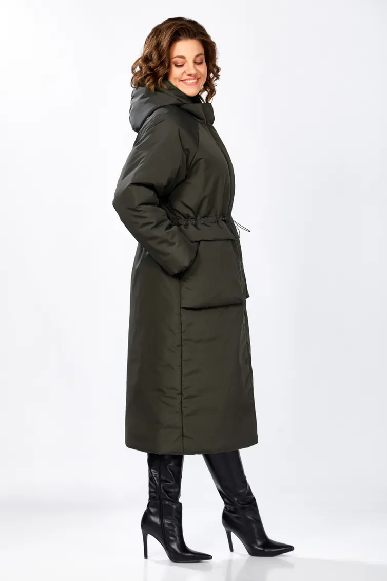 Płaszcz LS #8295 xaki