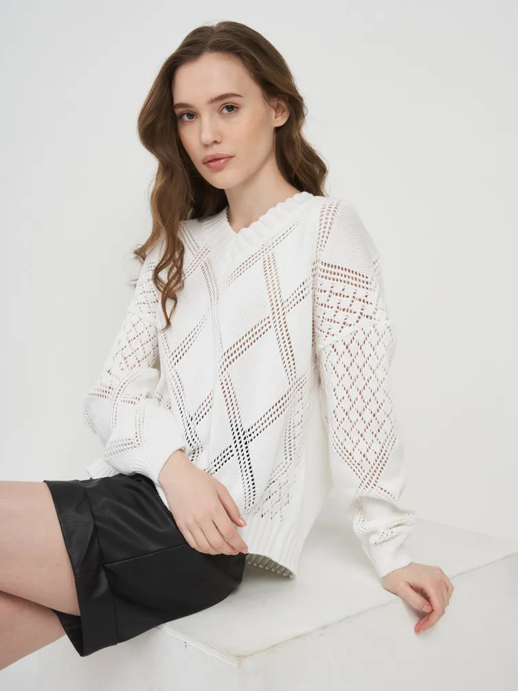 Джемпер Newvay арт. 7221-40159 бел