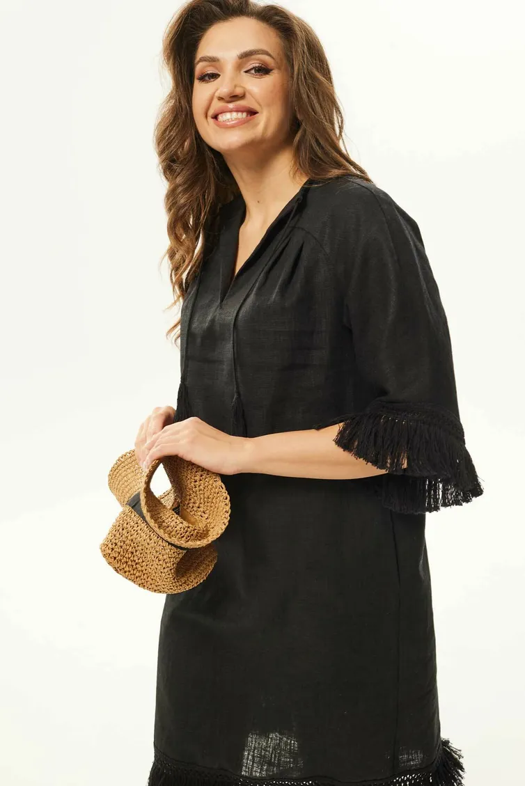 Dress MiSlana #S938 chernyj