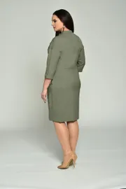 Платье Lady Style Classic арт. 1623 хаки