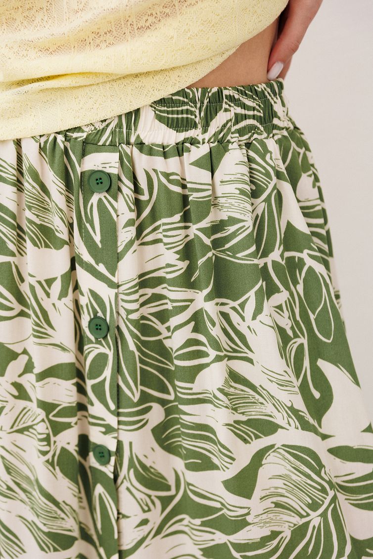 Юбка Buter New арт. 3342 принт листья