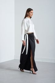 Костюм Леди лайн арт. 2926 белый-черный