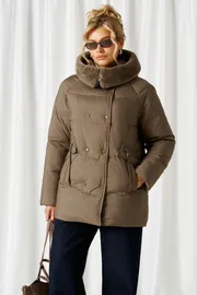 Coat Beautiful & Free #1018 xaki