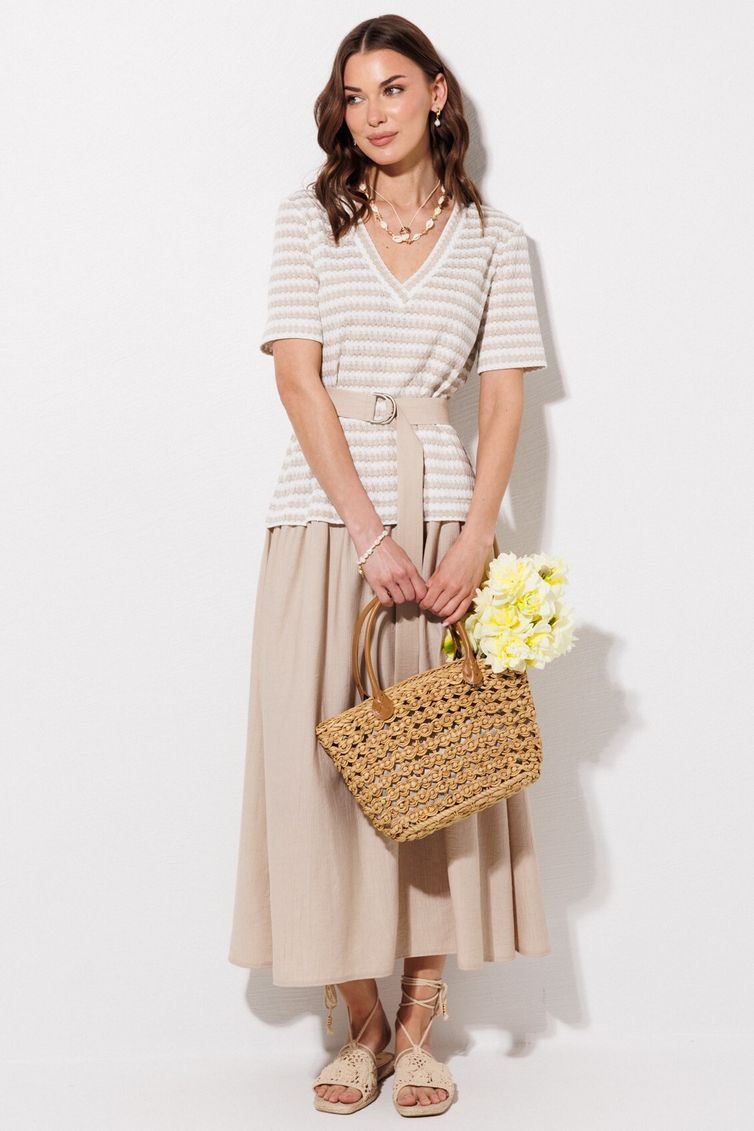 Платье Люше арт. 4378 бежевый