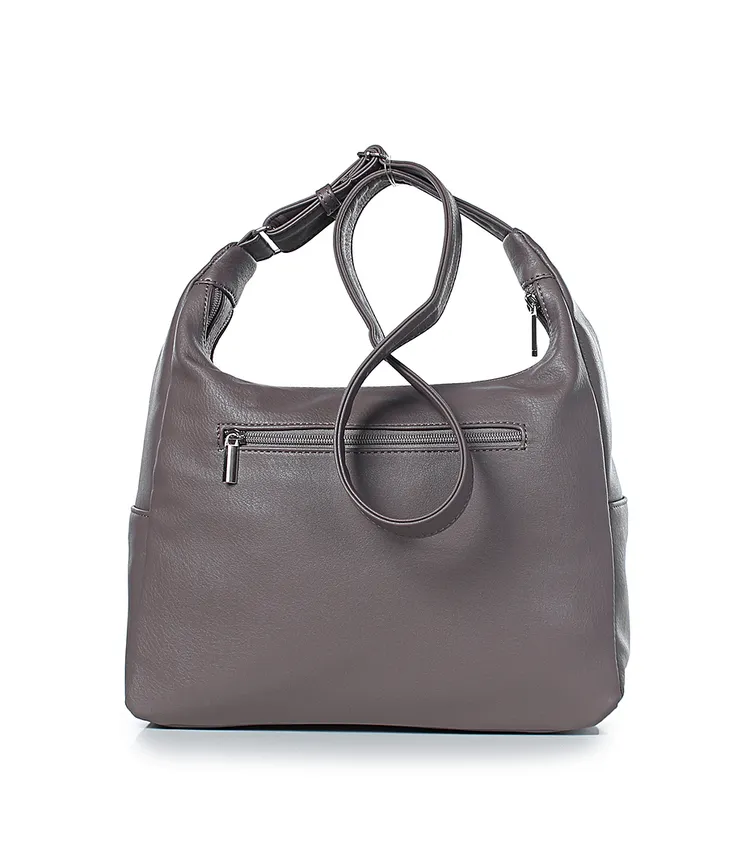 Torba Galanteya #23s1355k45 sero-korichnevyj