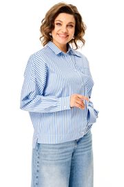 Блузка Michel Chic арт. 798 полоска голубая