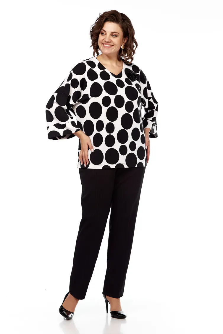 Blouson Abbi #4049 cherno-belyj