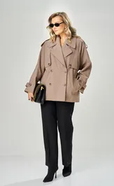 Тренч Ava fashion M-234 mokko