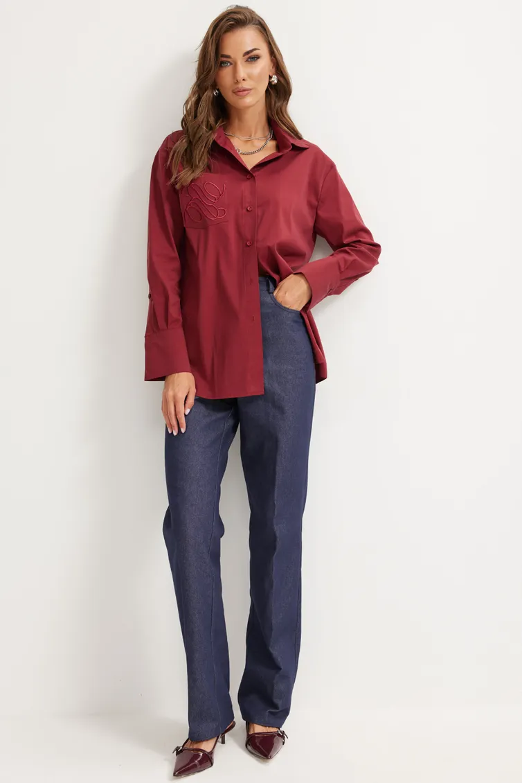 Bluzka Lyushe #4164 bordo