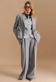 Trousers Elletto Life #2316 seryj