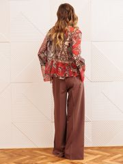 Костюм GIZART арт. 5403 красно-коричневый капучино