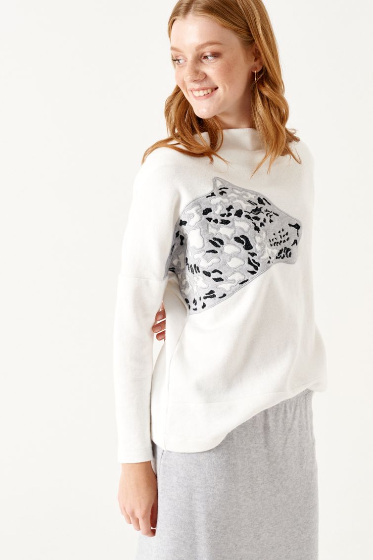 Sweatshirt Elletto Life #3523 bel