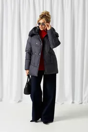 Coat Beautiful & Free #1018 grafit